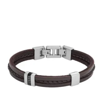 Townsman Leather Essentials Brățară din piele maro