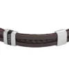 Townsman Leather Essentials Brățară din piele maro